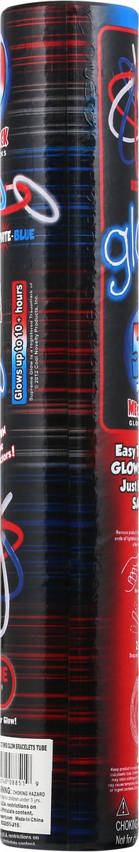 slide 3 of 6, Supreme Glow Glow Sticks, Red/White/Blue, Mega Pack, 50 ct