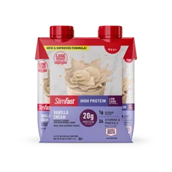 SlimFast SlimFast High Protein Ready to Drink Vanilla Cream Shake 11OZ 4CT