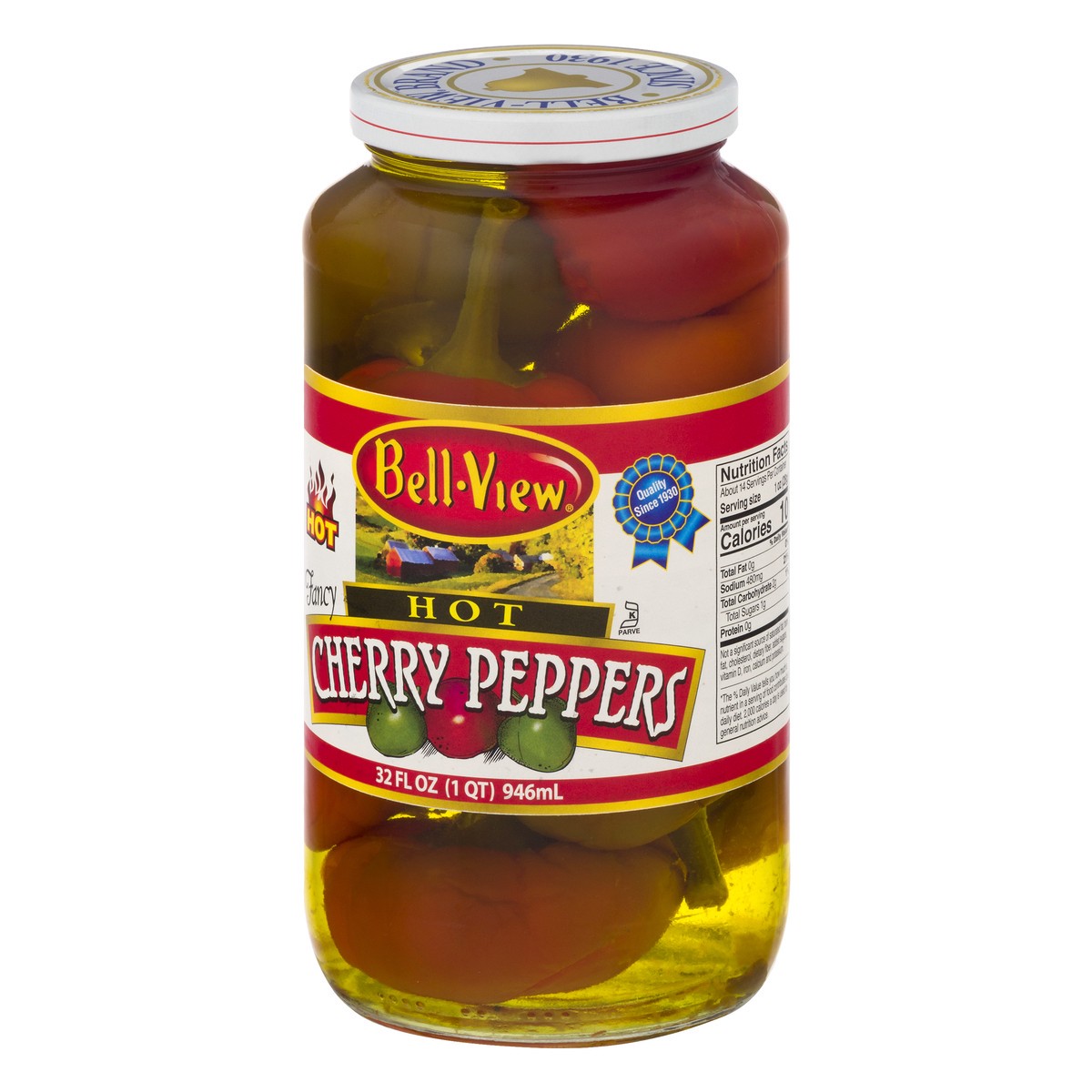 slide 2 of 13, Bell-View Cherry Peppers, 32 oz