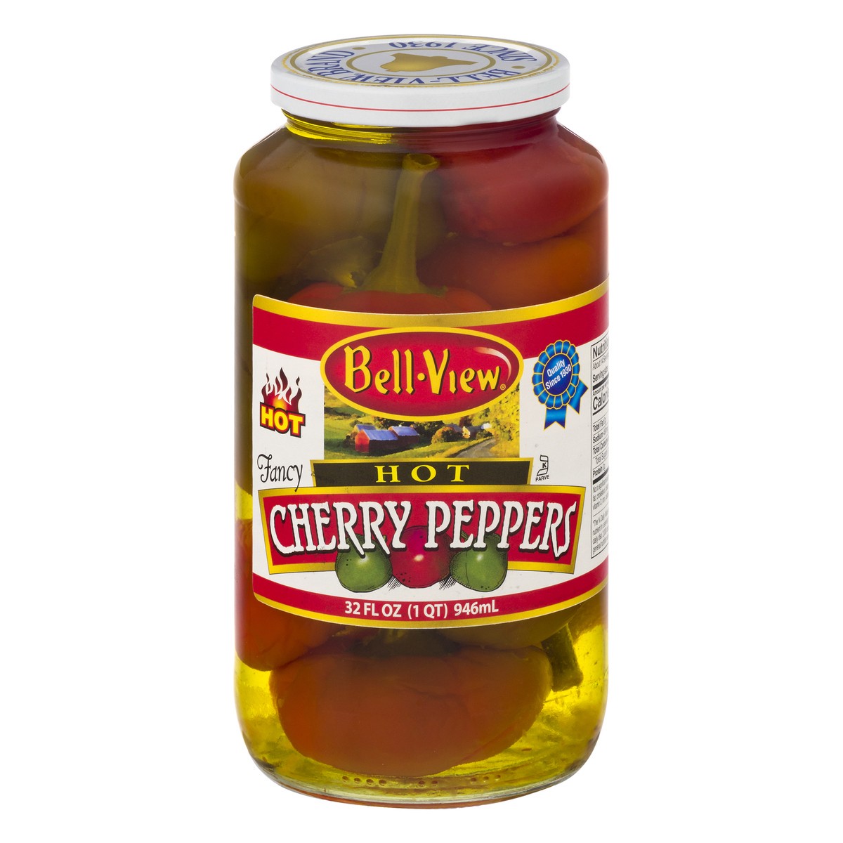 slide 13 of 13, Bell-View Cherry Peppers, 32 oz