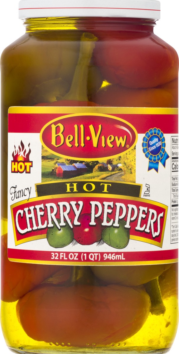 slide 7 of 13, Bell-View Cherry Peppers, 32 oz