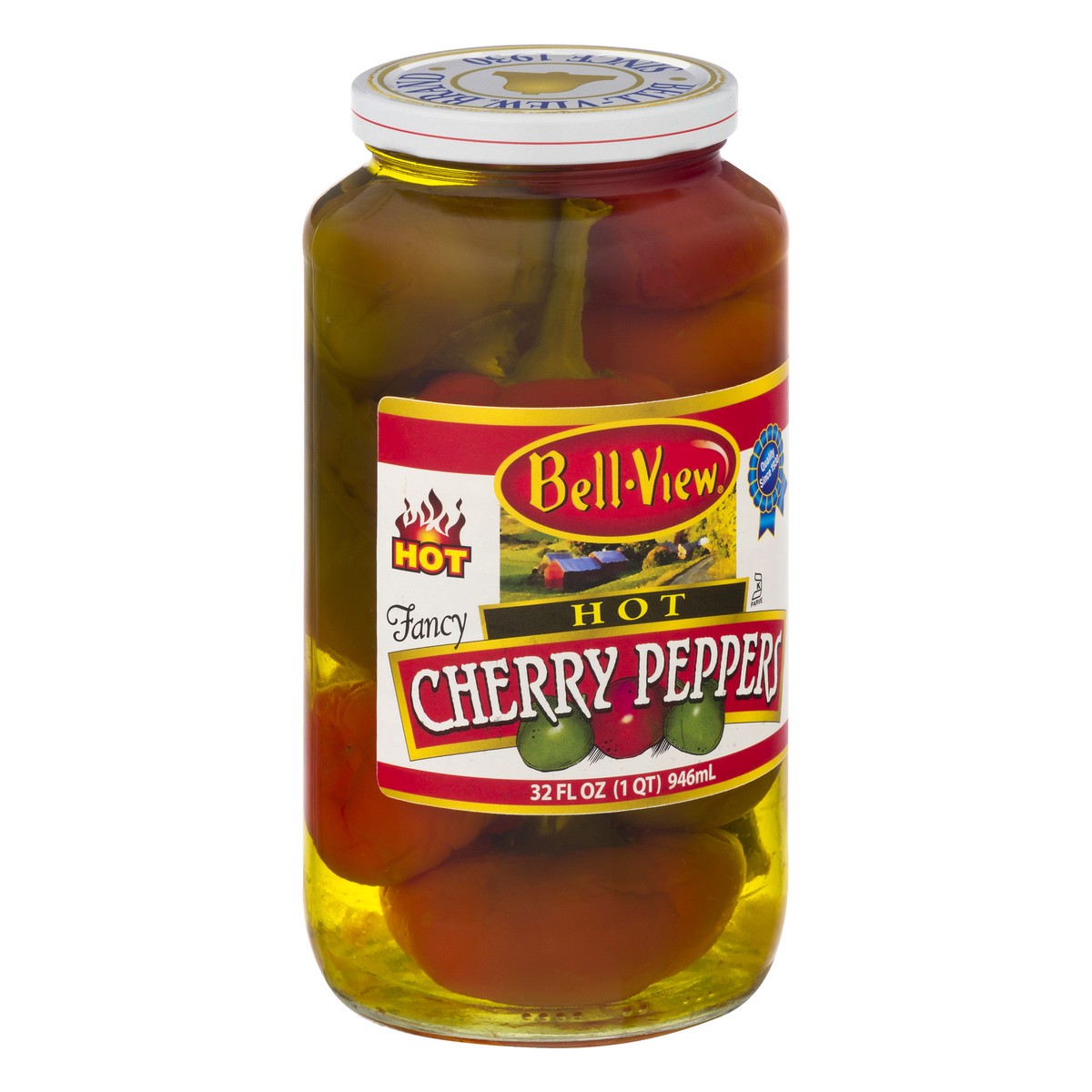 slide 10 of 13, Bell-View Cherry Peppers, 32 oz