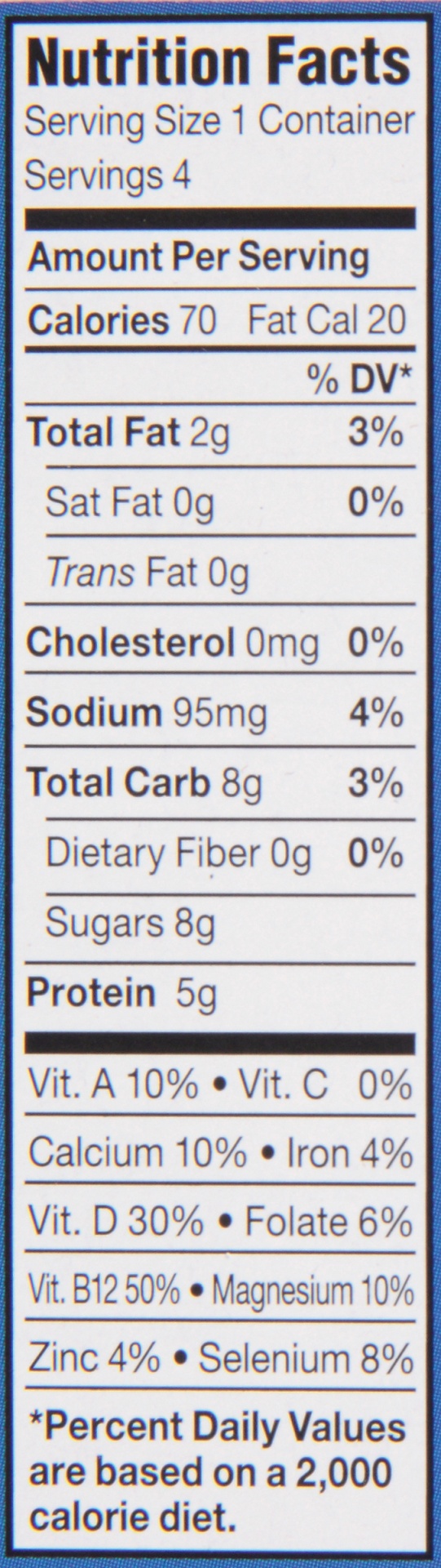 slide 7 of 8, So Delicious Dairy Free Almond Milk Protein Plus Vanilla 48 fl. oz. Cartons, 4 ct; 8 fl oz