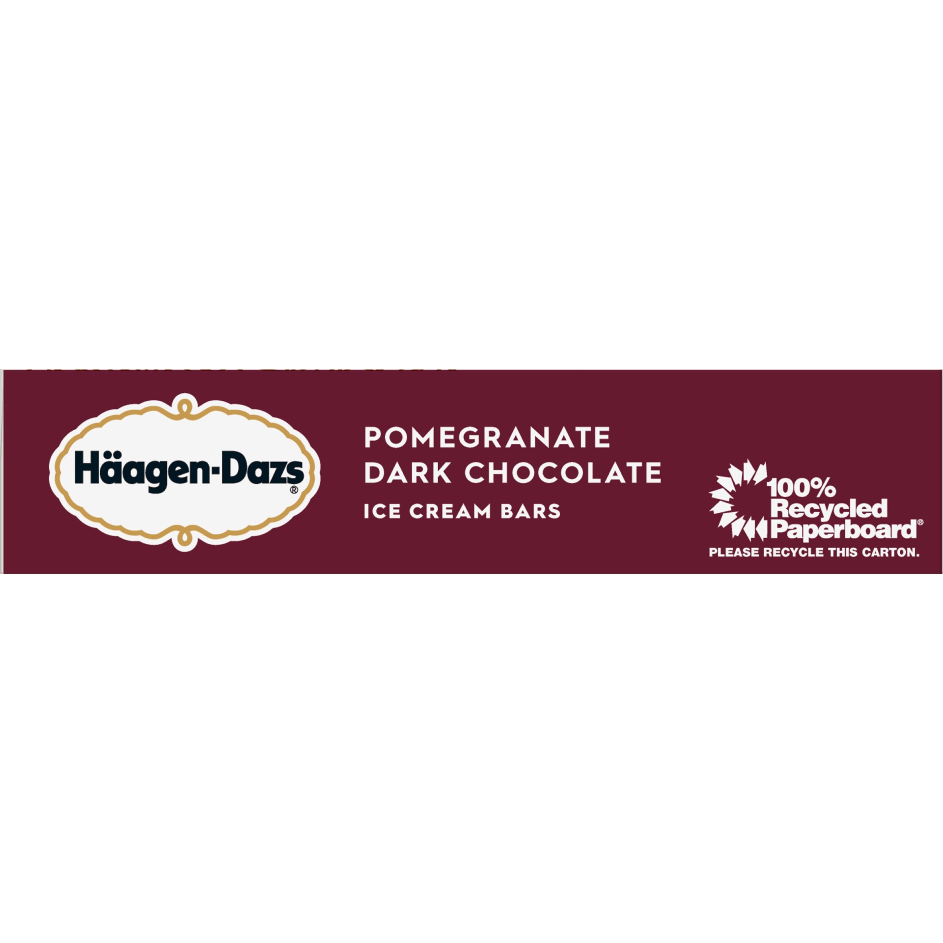 slide 3 of 6, Häagen-Dazs Pomegranate Dark Chocolate Ice Cream Bars, 3 ct