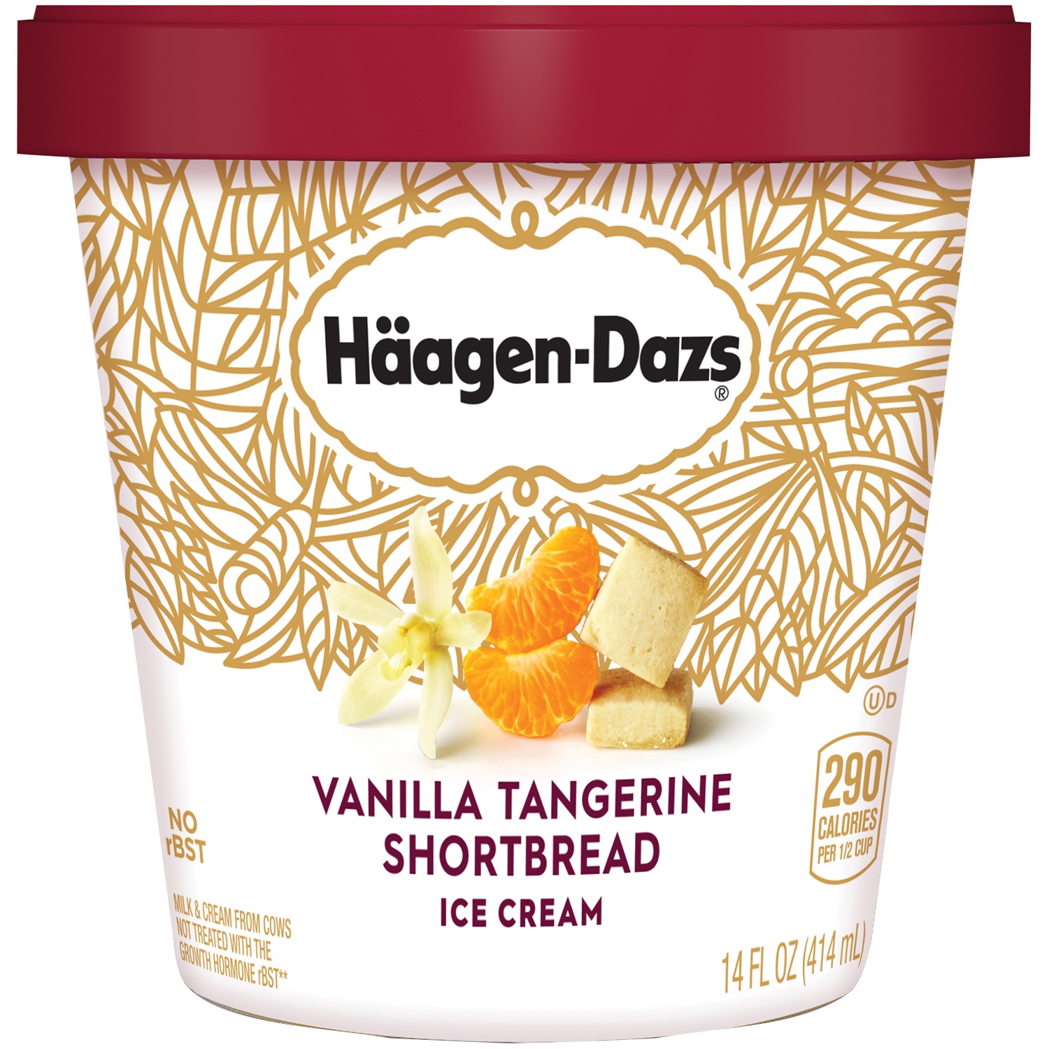 slide 3 of 7, Häagen-Dazs Destination Series Vanilla, Tangerine & Shortbread Ice Cream, 14 oz