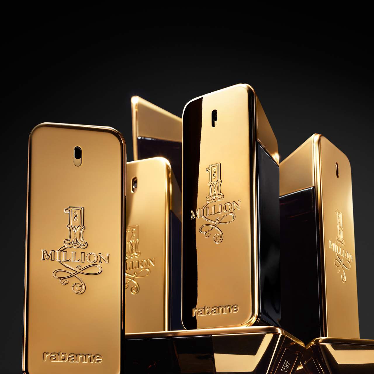 slide 3 of 5, Rabanne 1 Million Eau de Toilette with Leather 3.4 oz/ 100 mL,