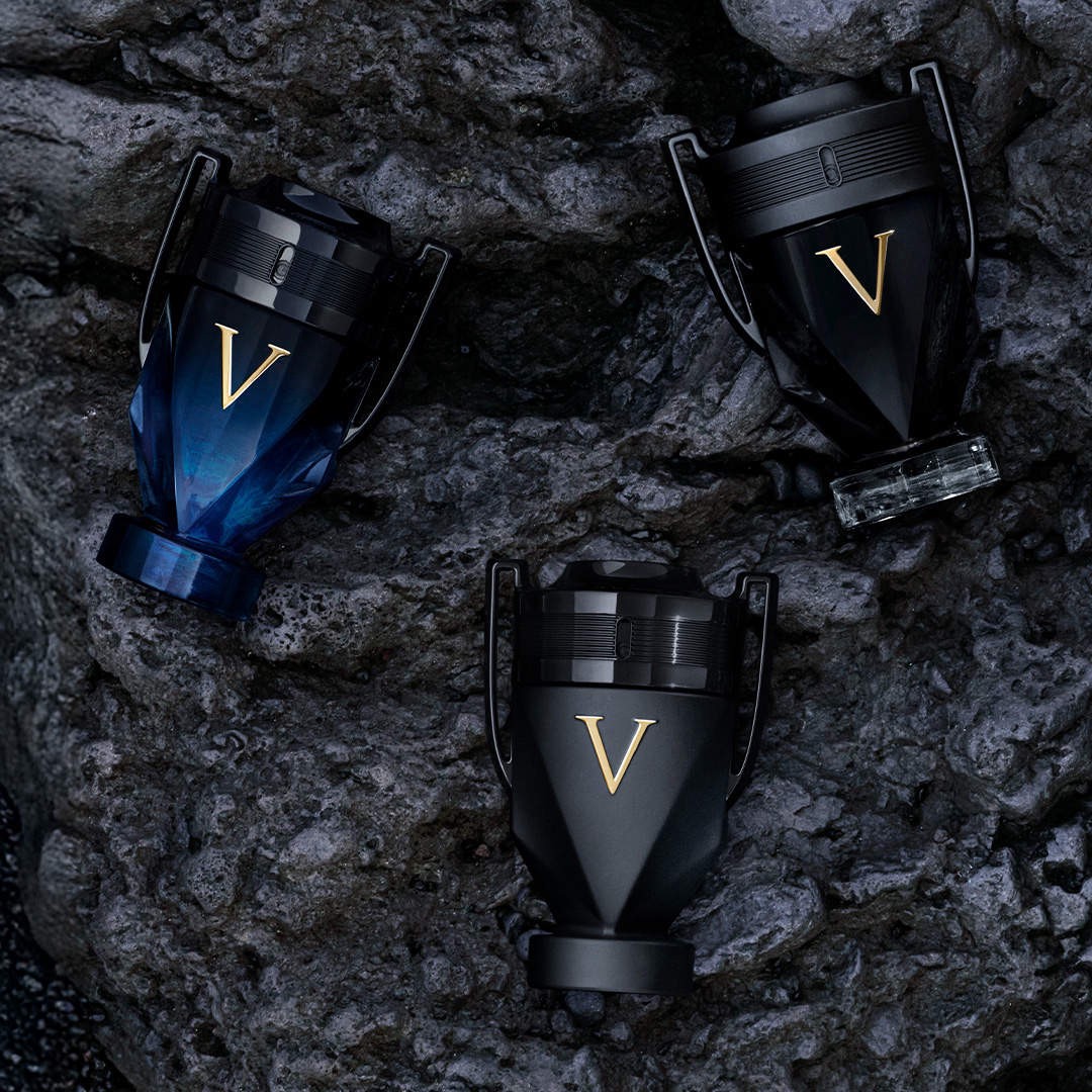 slide 5 of 5, Rabanne Invictus Victory Elixir Eau de Parfum with Woody Patchouli & Vanilla Bean 1.7 oz / 50 ml elixir spray,