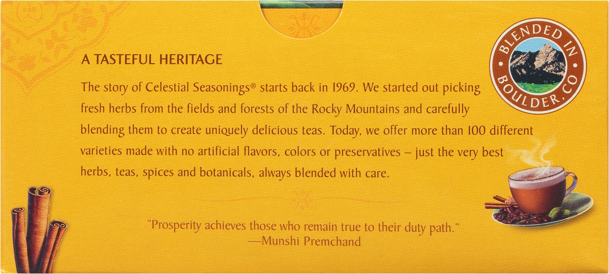 slide 8 of 11, Celestial Seasonings Spiced Espresso Chai Tea Bags 20 ct Box, 20 ct