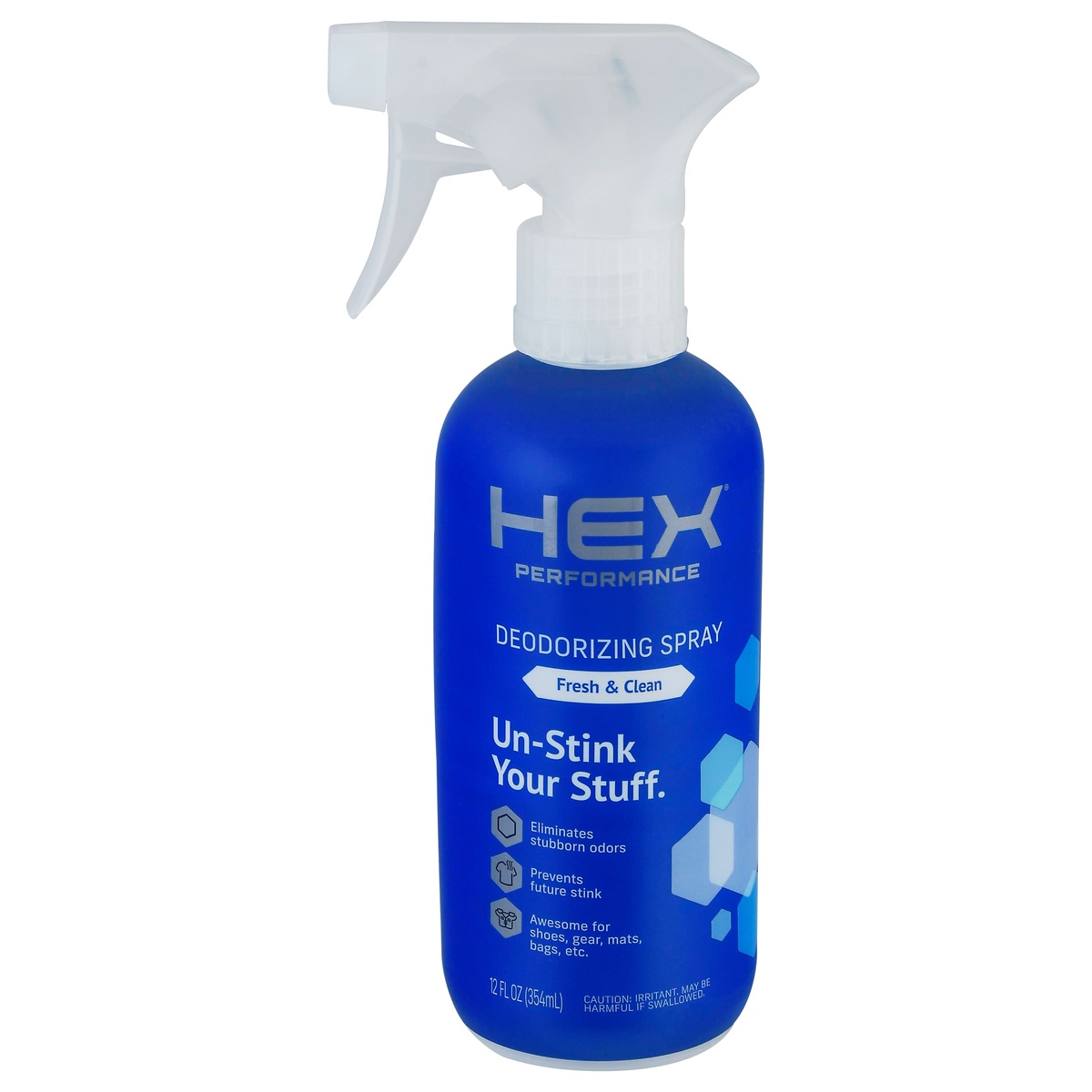 slide 1 of 1, Hex Performance Fresh & Clean Scent Deodorizing Spray, 12 oz