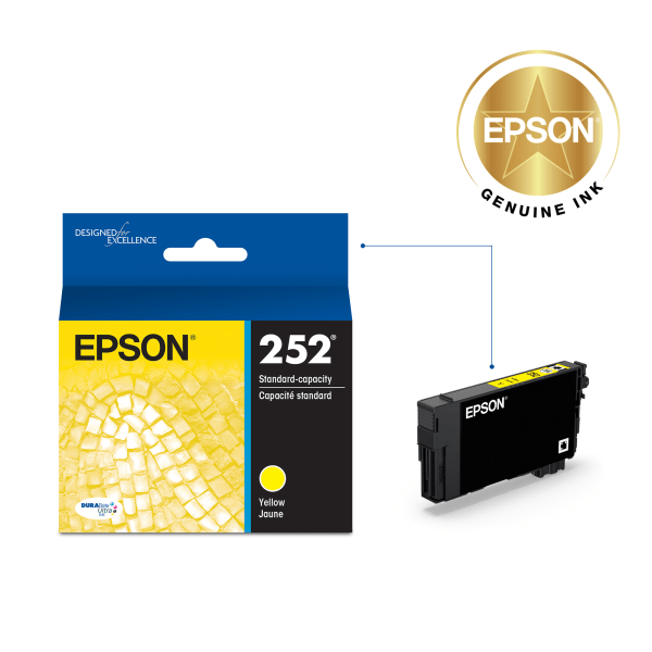slide 3 of 6, Epson Durabrite Ultra T252420-S Yellow Ink Cartridge, 1 ct