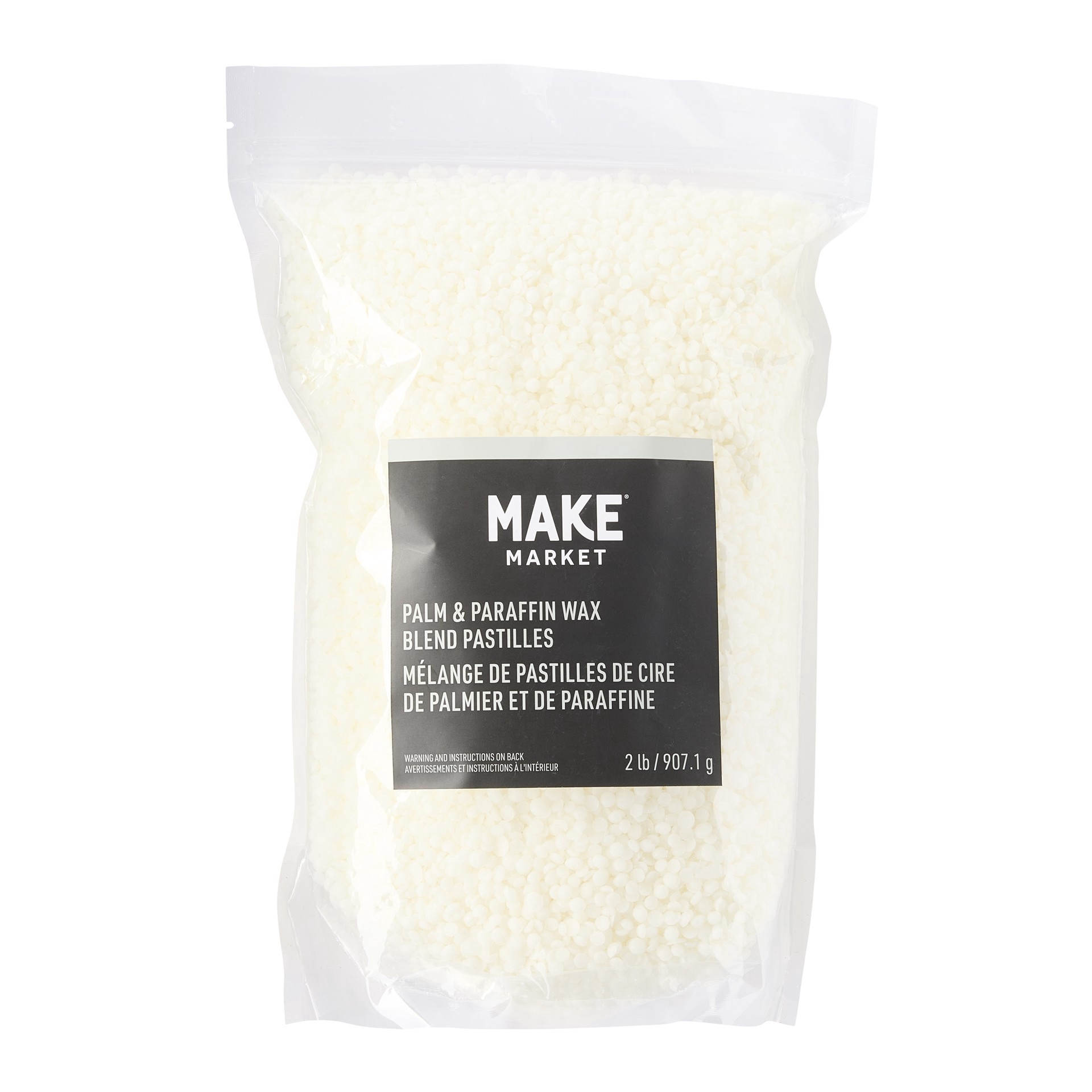 slide 6 of 6, 2lb. Palm & Paraffin Wax Blend Pastilles By Make Market, 2 lb