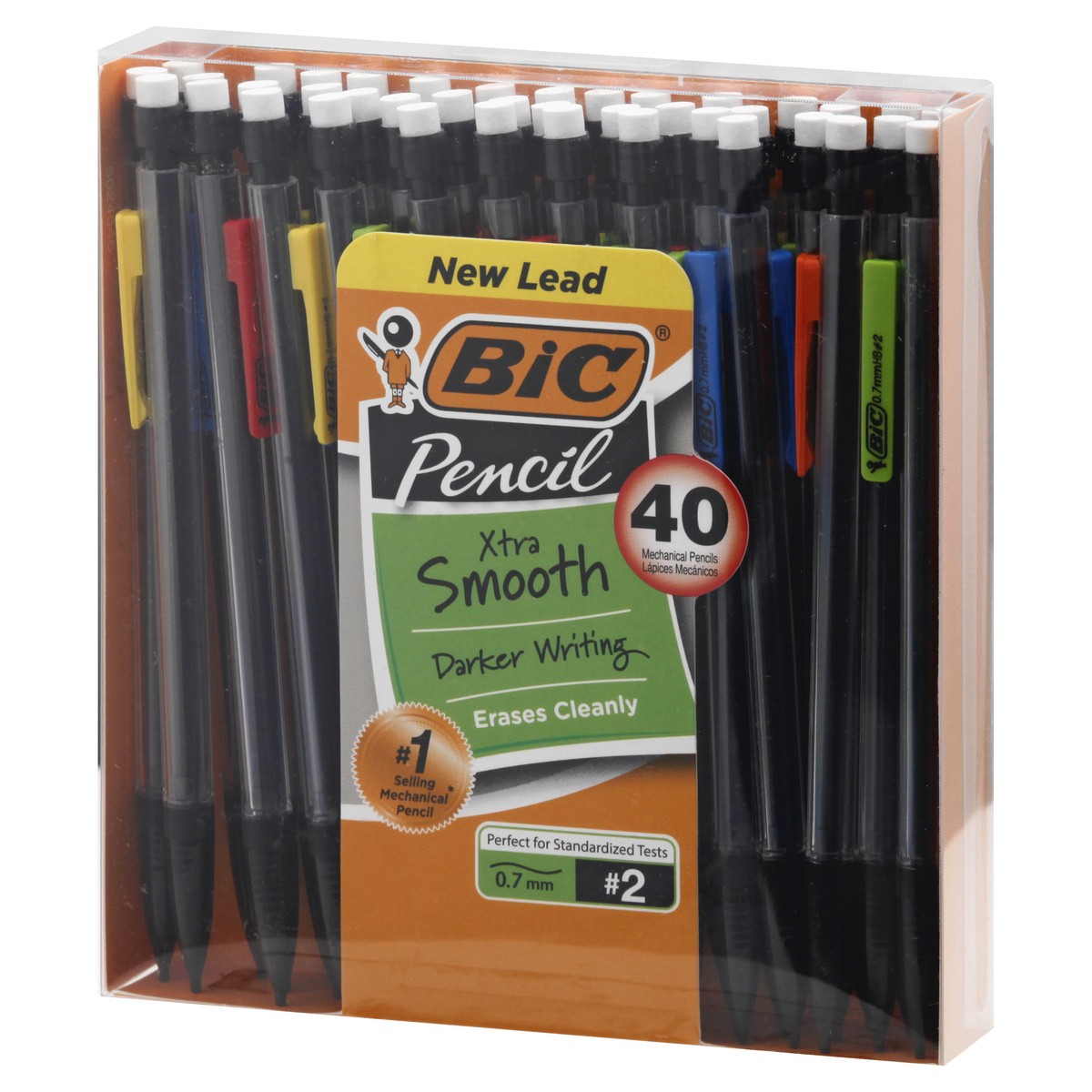 slide 9 of 9, BIC Mechanical Pencil Xtra Life, 40 ct