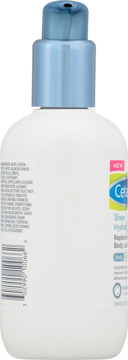 slide 4 of 12, Cetaphil Sheer Hydration Replenishing Body Lotion 8 fl oz, 8 fl oz