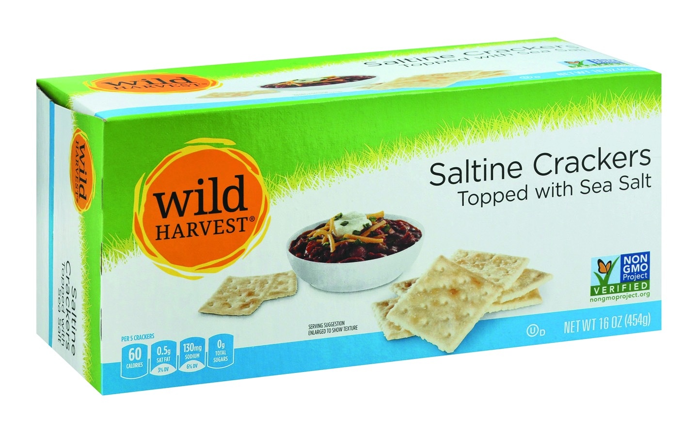 slide 1 of 1, Wild Harvest Saltine Crackers, 16 oz