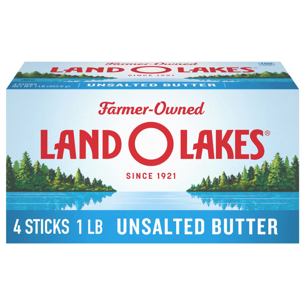 slide 1 of 6, Land O'Lakes Unsalted Butter Sticks, 1 lb