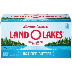 Land O'Lakes Unsalted Butter Quarters