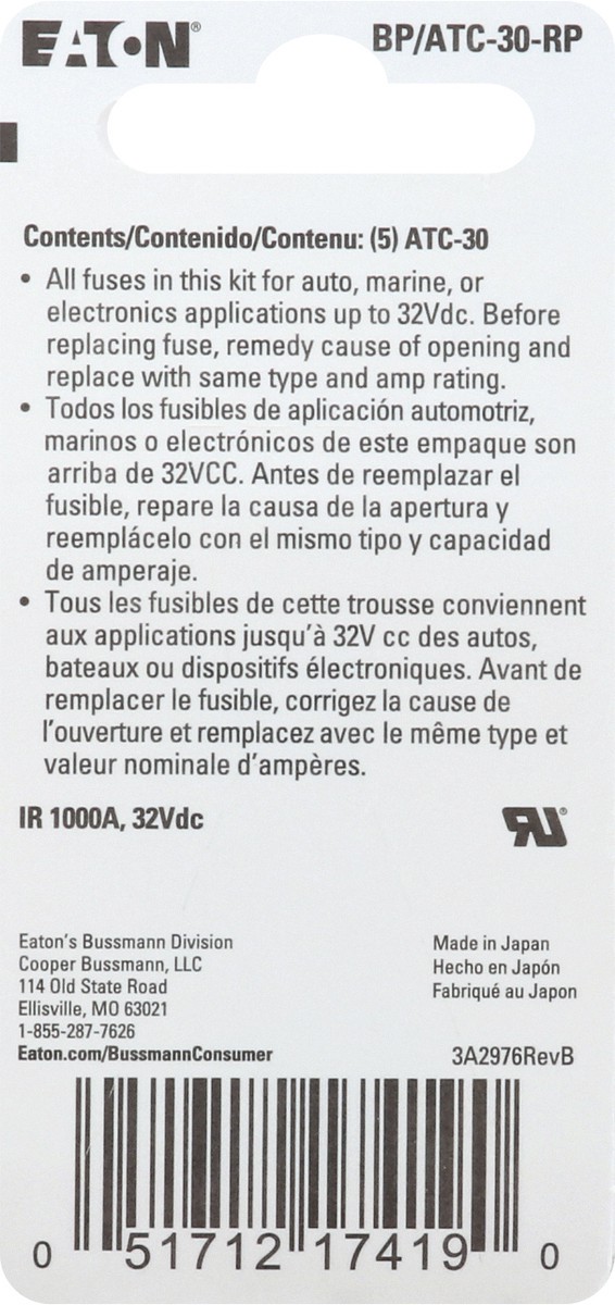 slide 7 of 7, Bussmann Blade Fuses 1 oz, 1 oz