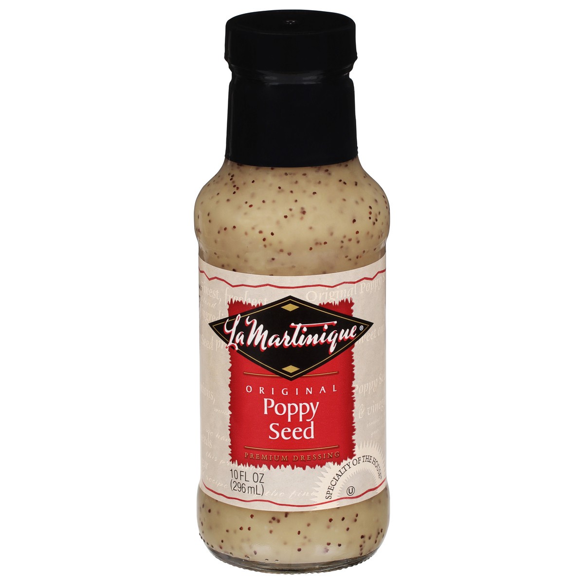 slide 1 of 2, La Martinique Original Poppy Seed 10 fl oz, 10 oz