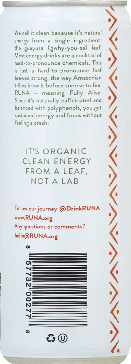 slide 5 of 7, RUNA Energy Drink, 12 oz