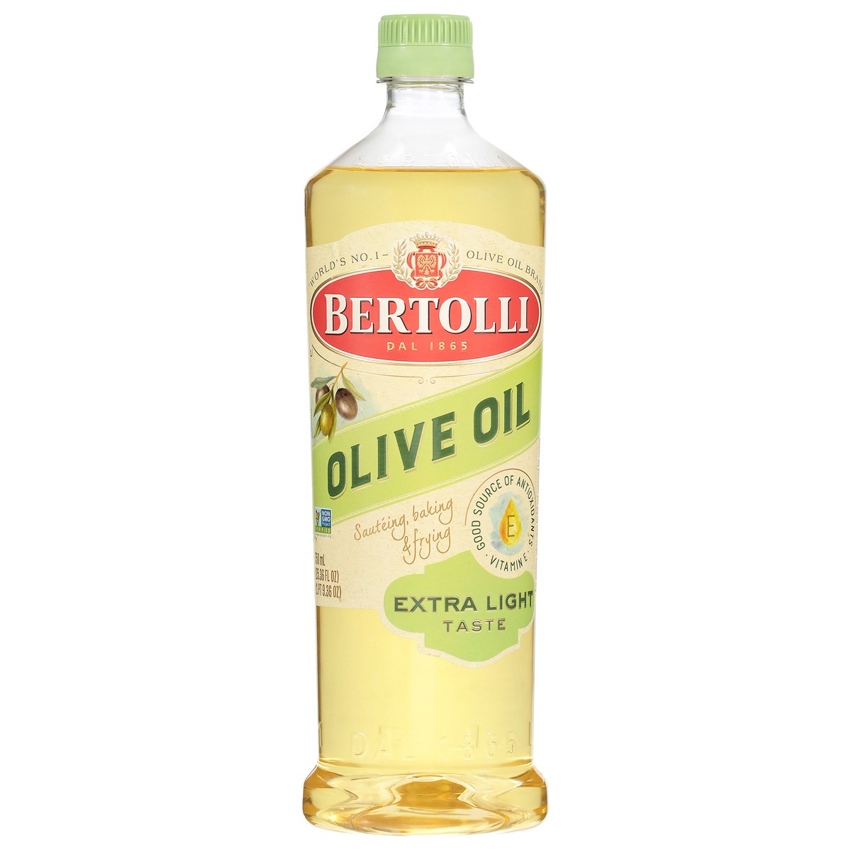 slide 1 of 12, Bertolli Extra Light Taste Olive Oil 25.36 fl oz, 750 ct