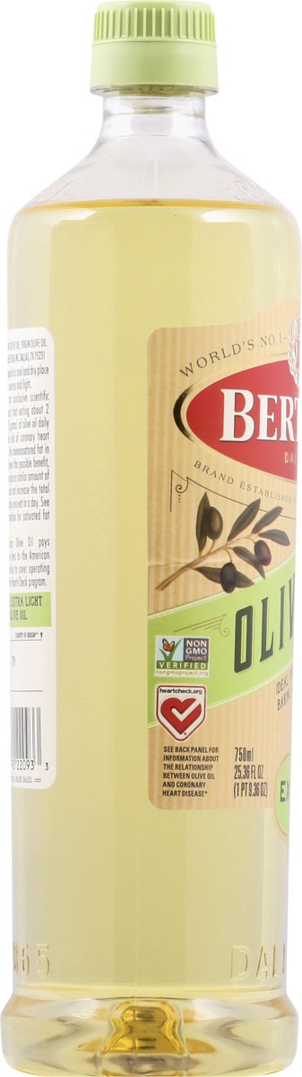 slide 10 of 12, Bertolli Extra Light Taste Olive Oil 25.36 fl oz, 750 ct