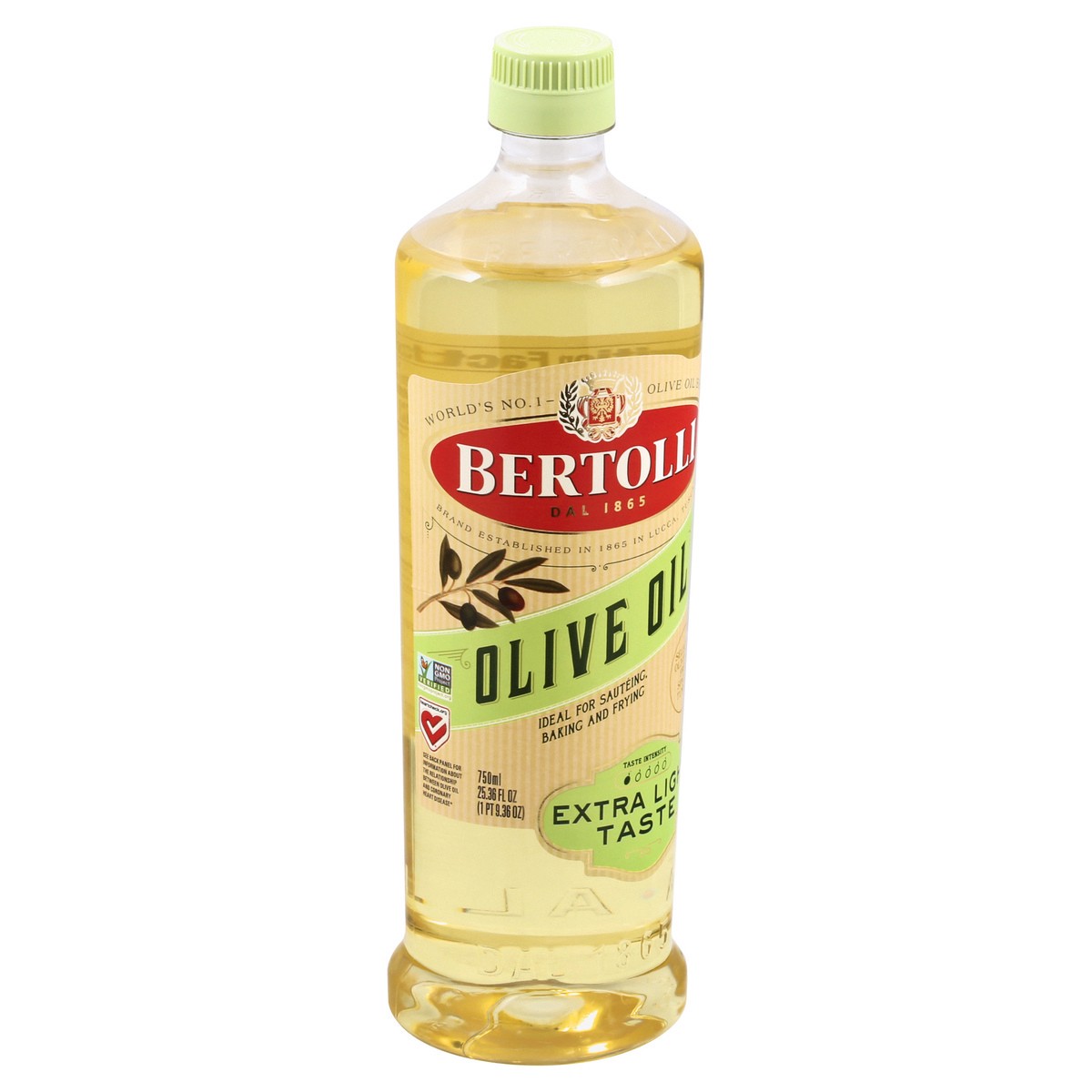 slide 8 of 12, Bertolli Extra Light Taste Olive Oil 25.36 fl oz, 750 ct