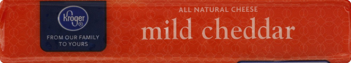 slide 3 of 6, Kroger Mild Cheddar Cheese Bar, 8 oz