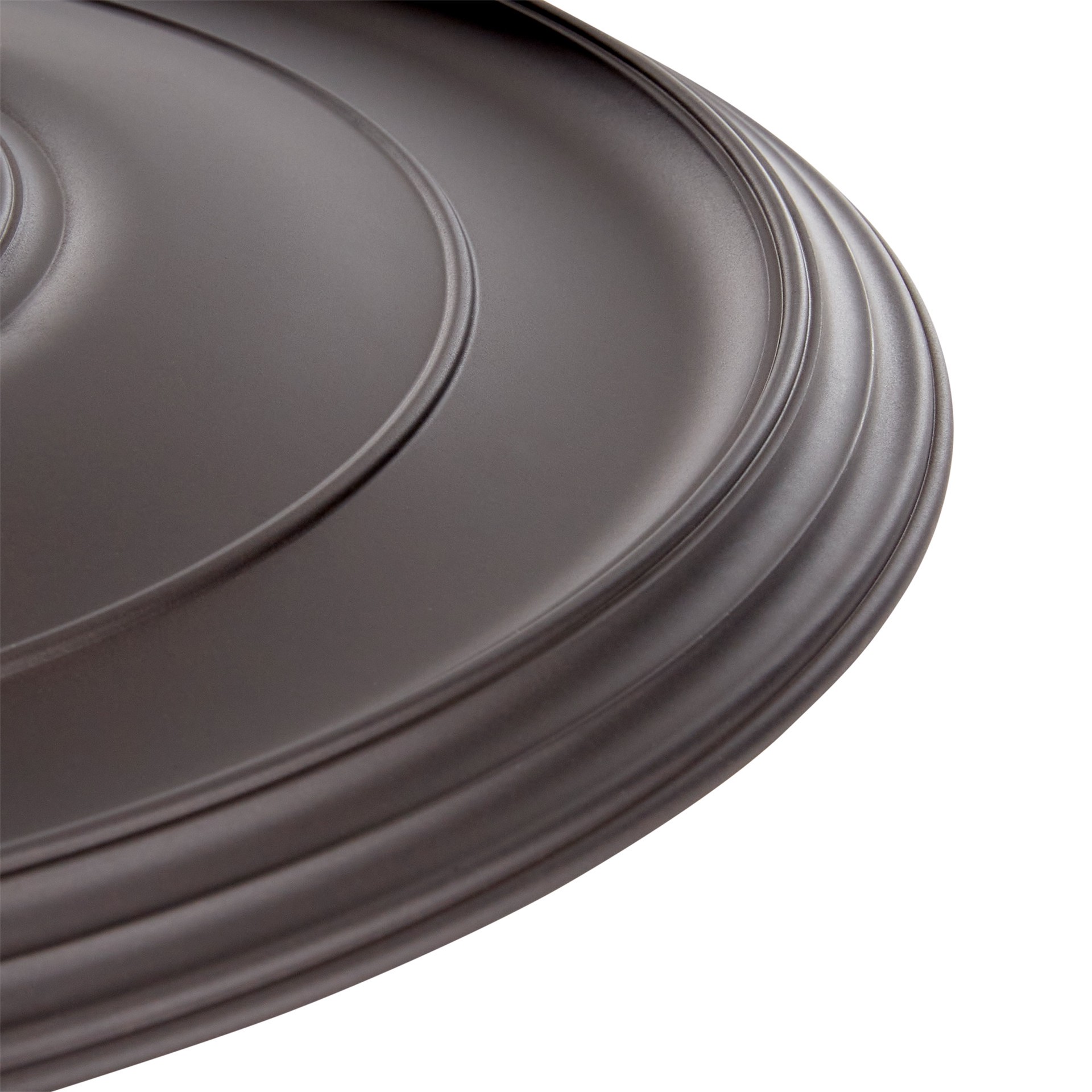 slide 2 of 4, allen + roth 16-in W x 16-in L Traditional Painted Bronze Composite Whole Ceiling Medallion, 1 ct