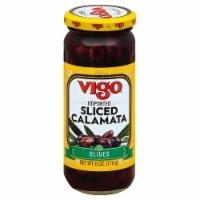 slide 1 of 2, Vigo Sliced Calamata Olives, 6 oz