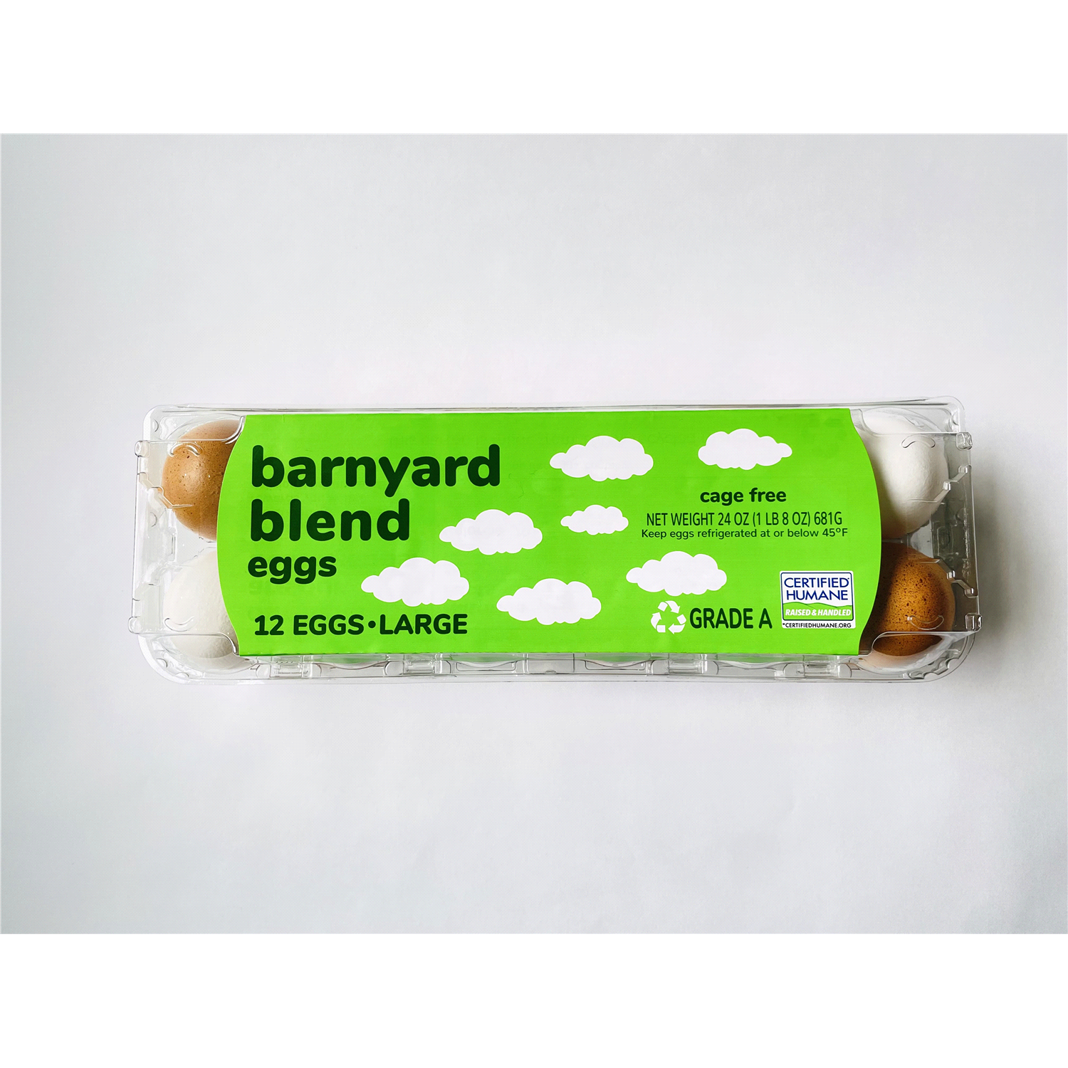 slide 2 of 2, No Brand Love Your Eggs Large Eggs, 1 doz