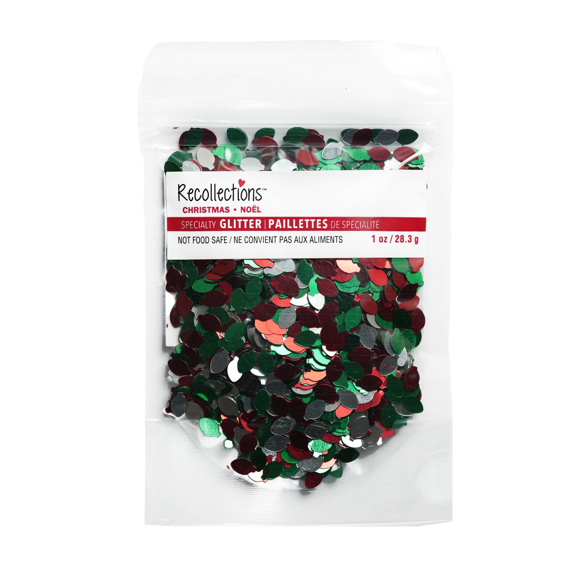 slide 3 of 3, Christmas Lights Specialty Glitter By Recollections, 1 oz