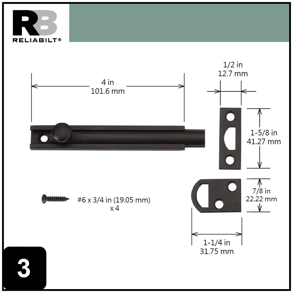 slide 3 of 6, RELIABILT 4-in Matte Chain Guards, 1 ct