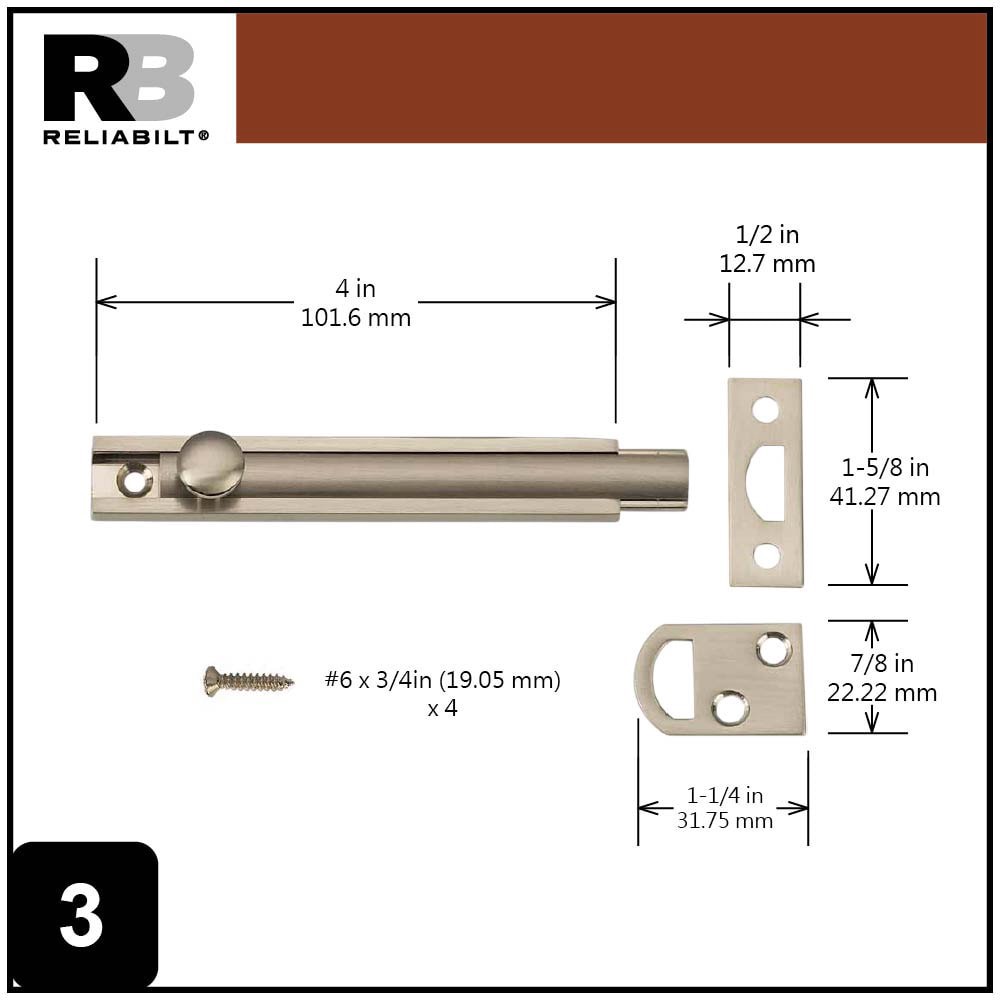 slide 3 of 6, RELIABILT 4-in Gloss Chain Guards, 1 ct