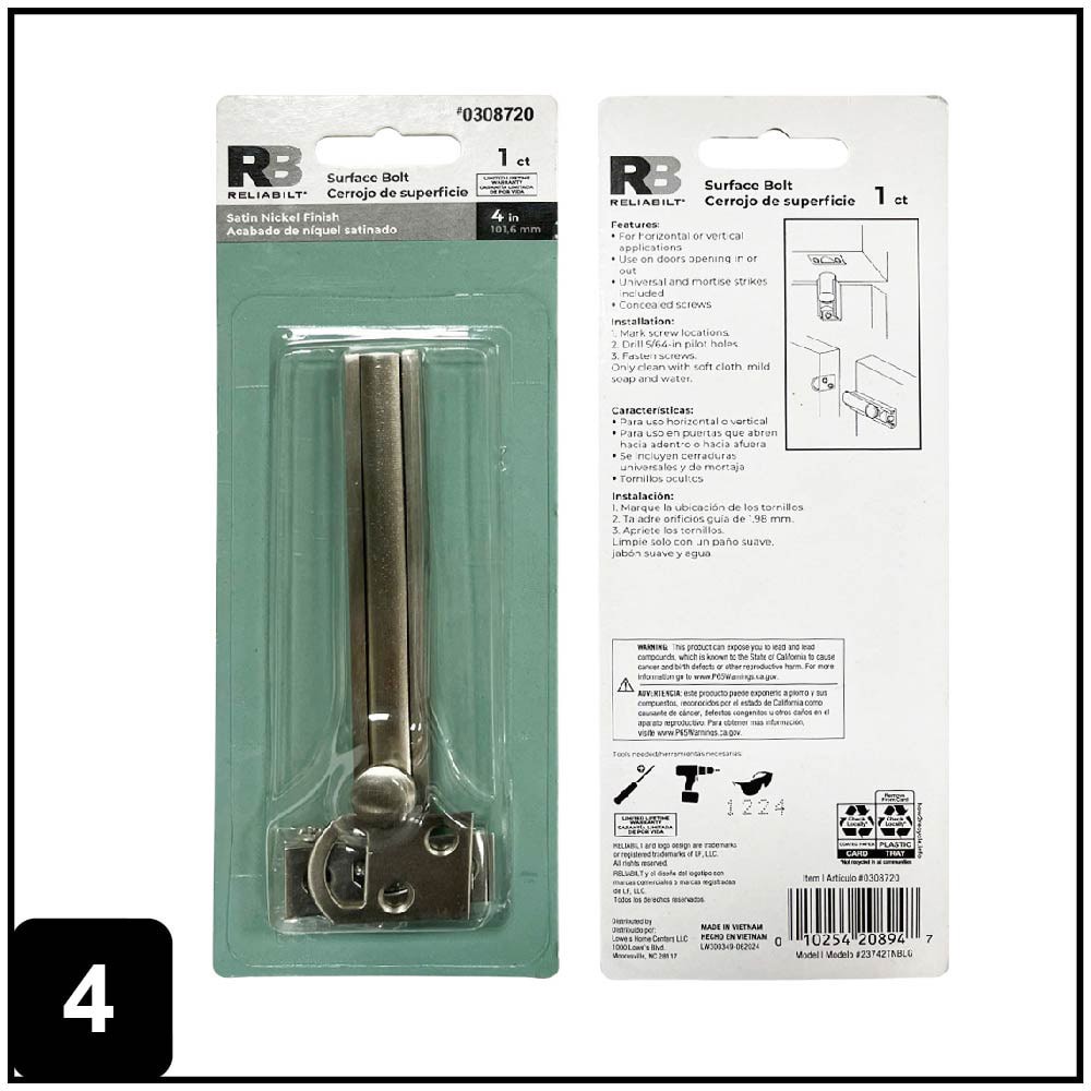 slide 4 of 6, RELIABILT 4-in Gloss Chain Guards, 1 ct