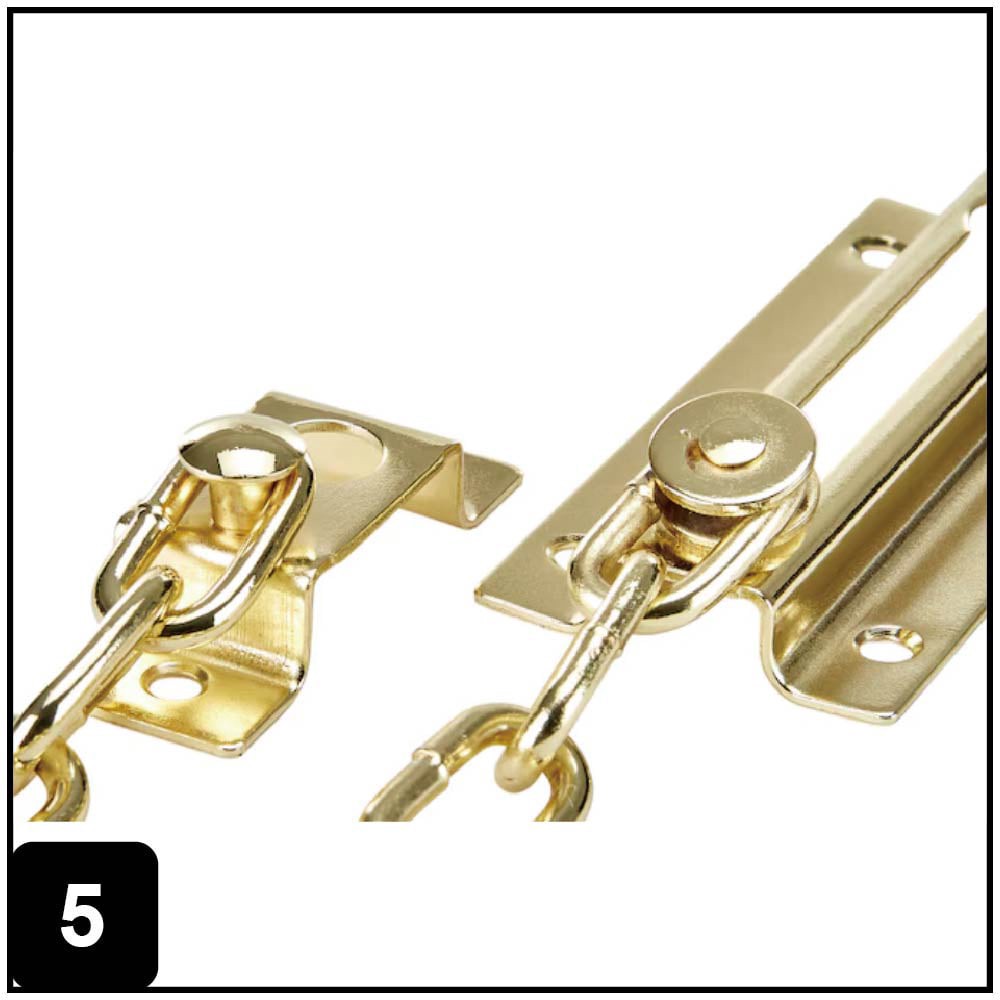 slide 6 of 6, RELIABILT 3-1/3-in Gloss Chain Guards, 1 ct