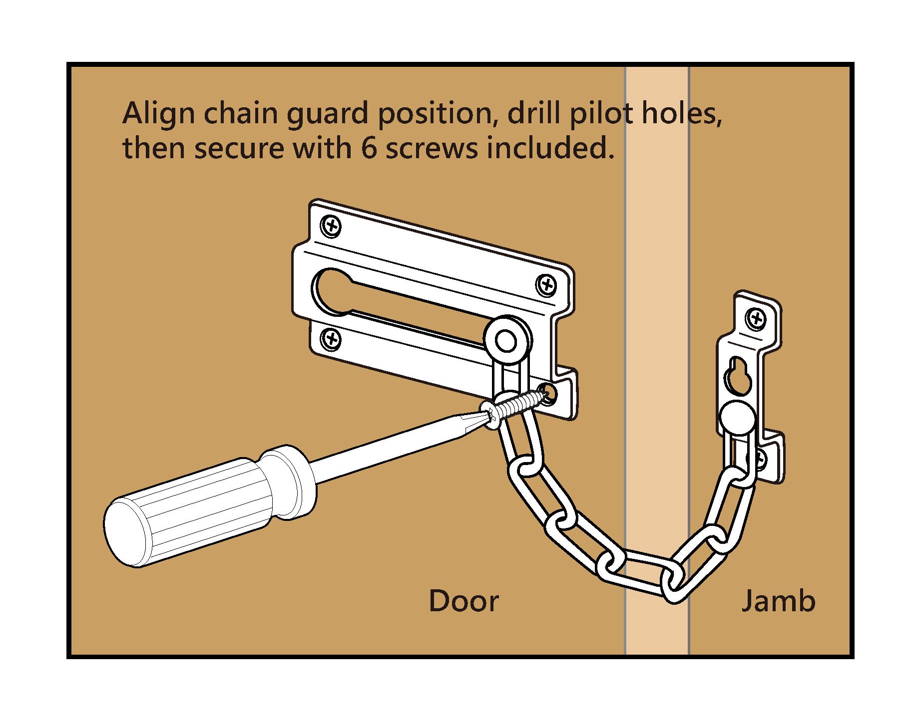 slide 3 of 6, RELIABILT 3-1/3-in Oil-Rubbed Chain Guards, 1 ct
