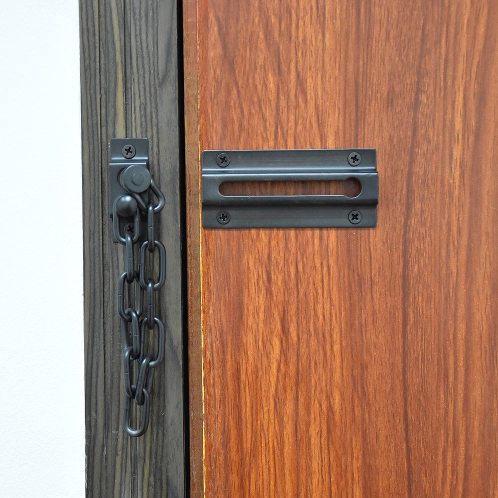 slide 4 of 6, RELIABILT 3-1/3-in Oil-Rubbed Chain Guards, 1 ct