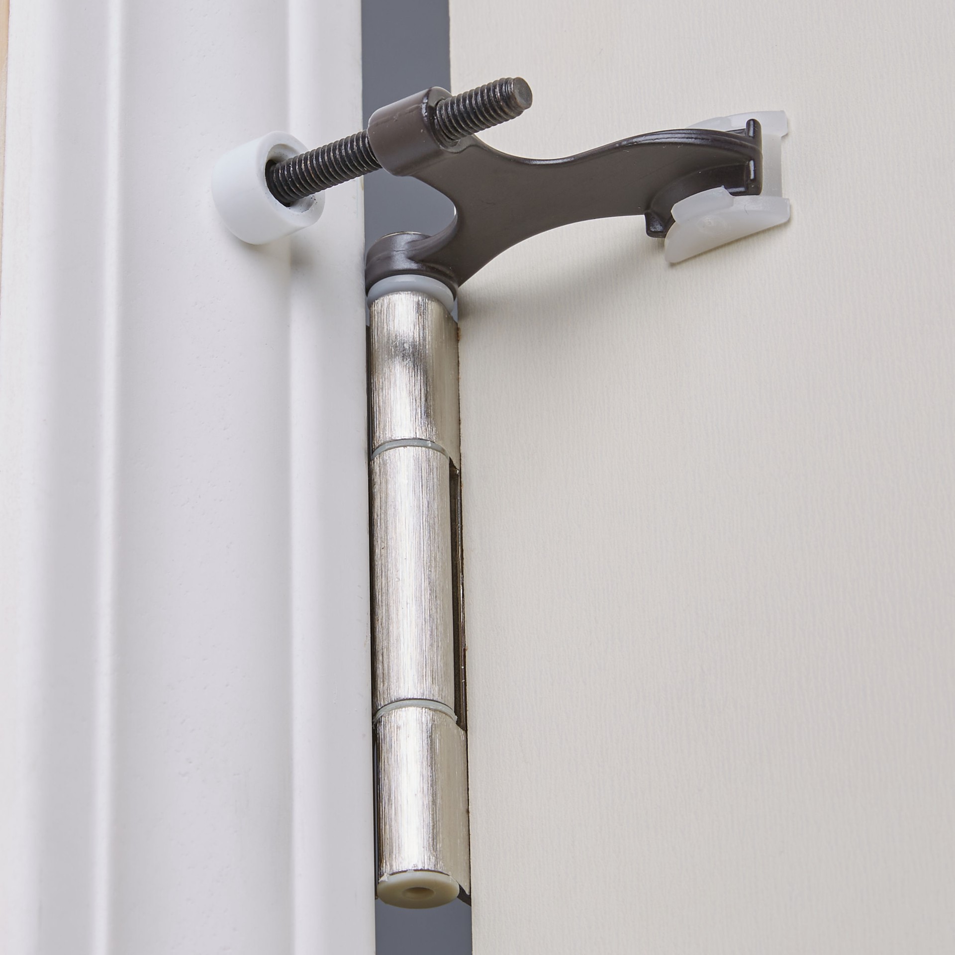 slide 3 of 6, RELIABILT 2-3/5-in Oil-rubbed bronze Hinge pin Door Stop, 1 ct