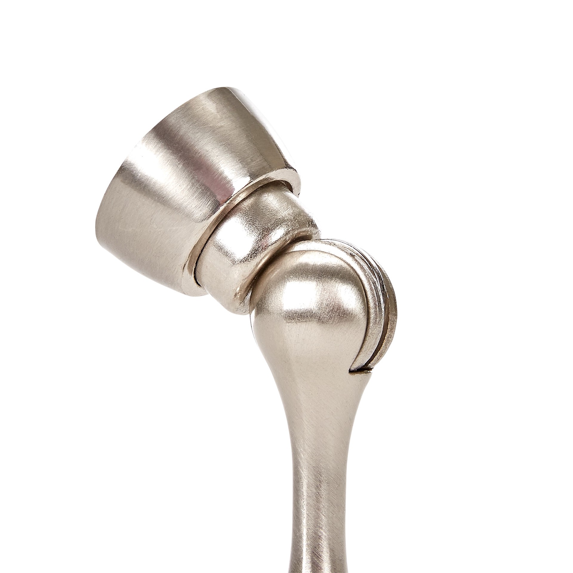 slide 2 of 6, RELIABILT 3-in Satin nickel Wall protector Door Stop, 1 ct