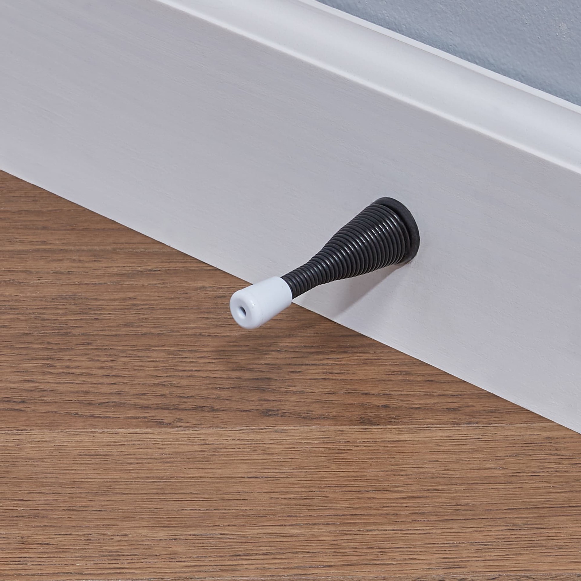 slide 3 of 6, RELIABILT 2-9/10-in Oil-rubbed bronze Spring Door Stop, 1 ct