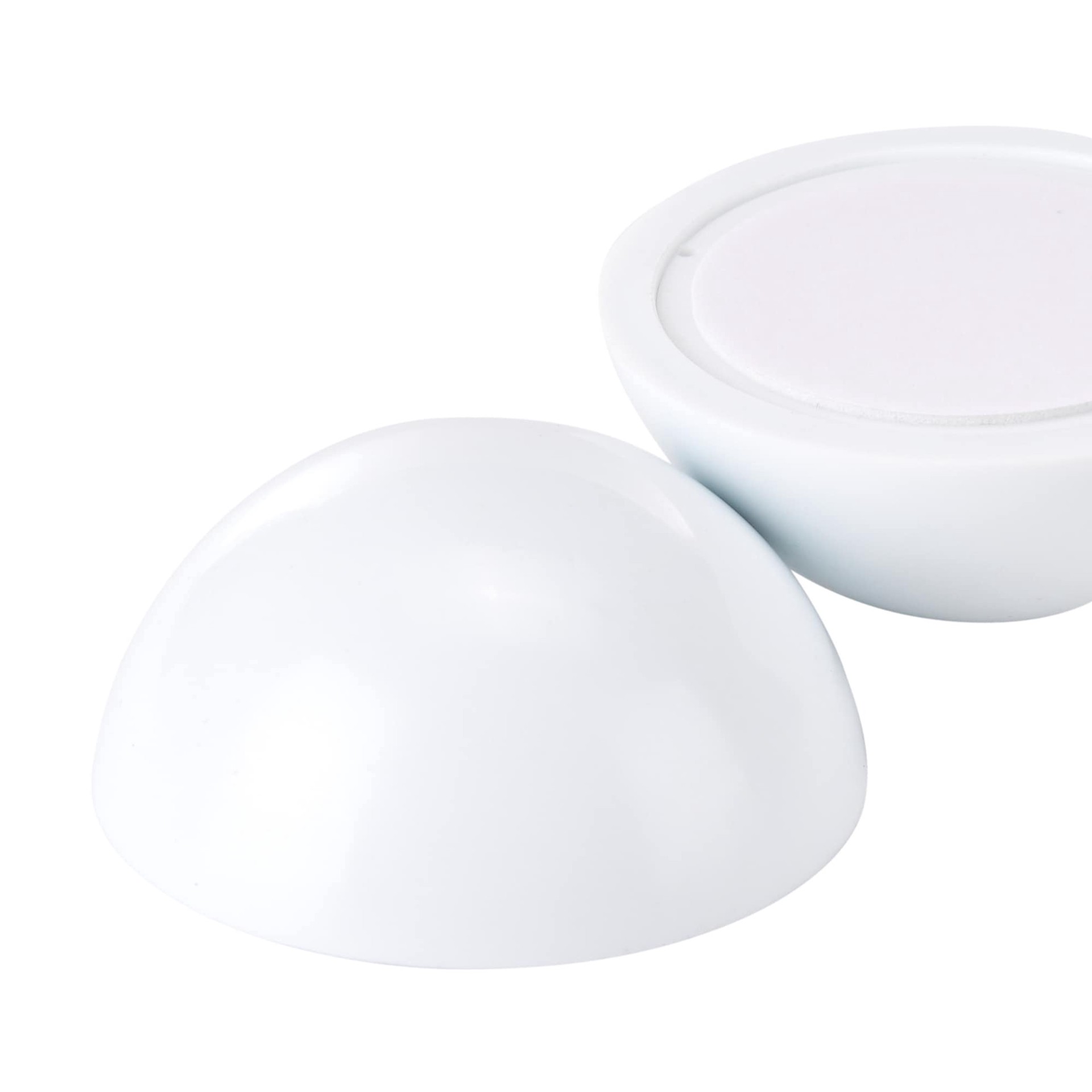 slide 2 of 6, RELIABILT 1-in White Dome bumper Door Stop 2 -Pack, 1 ct