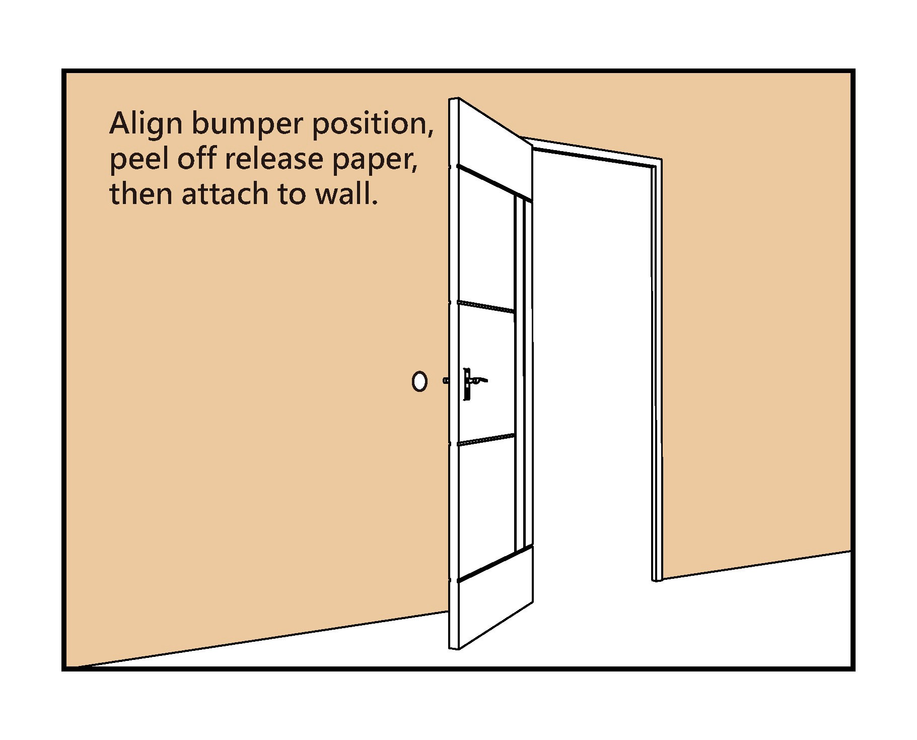 slide 4 of 6, RELIABILT 1-in White Dome bumper Door Stop 2 -Pack, 1 ct