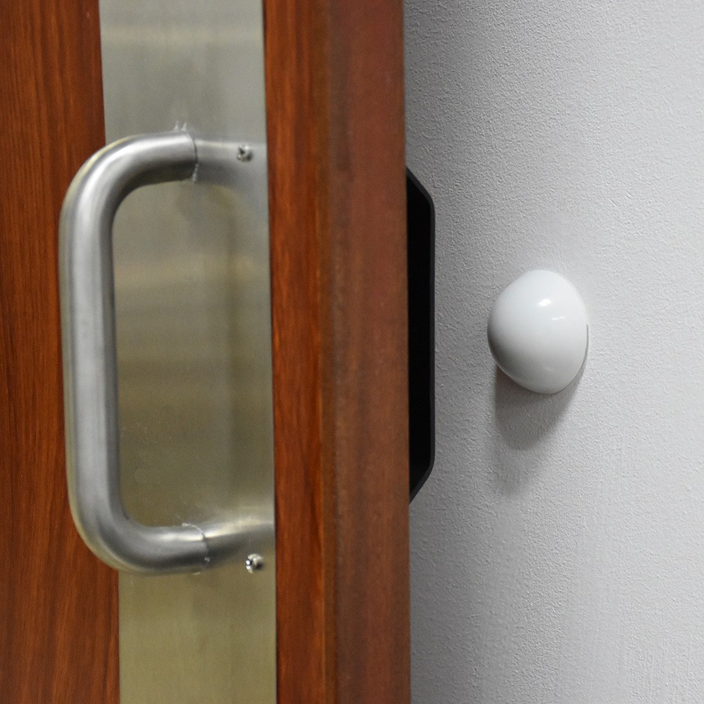 slide 5 of 6, RELIABILT 1-in White Dome bumper Door Stop 2 -Pack, 1 ct