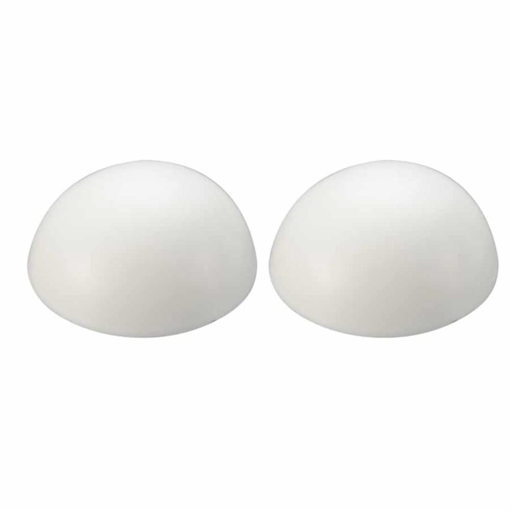 slide 1 of 6, RELIABILT 1-in White Dome bumper Door Stop 2 -Pack, 1 ct