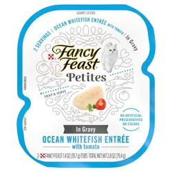 Fancy Feast Petites Ocean Whitefish With Tomato Entree Wet Cat Food