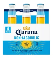 Corona Non-Alcoholic Malt Beverage Mexican Brew, 6 pk 12 fl oz Bottles, less than 0.5% ABV