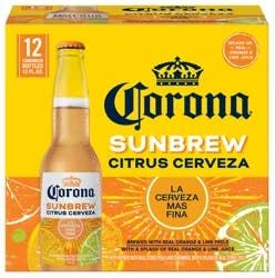 Corona Sunbrew Citrus Cerveza Mexican Import Beer