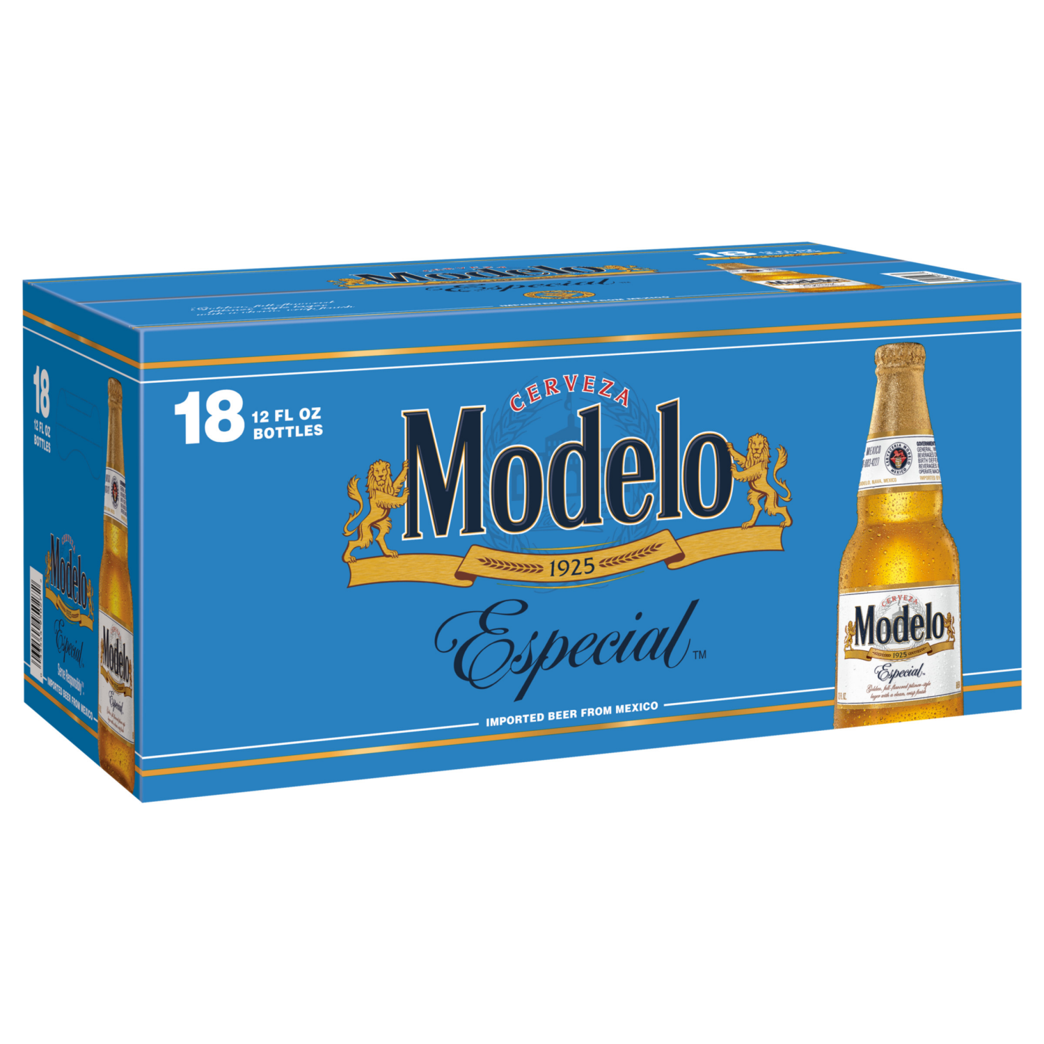 slide 4 of 8, Modelo Especial Mexican Lager Import Beer, 18 ct