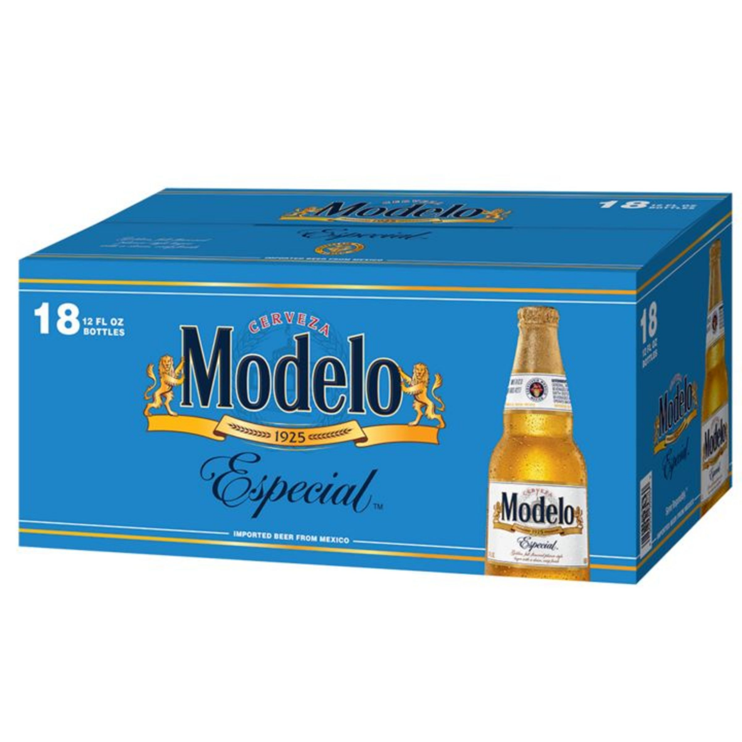 slide 8 of 8, Modelo Especial Mexican Lager Import Beer, 18 ct