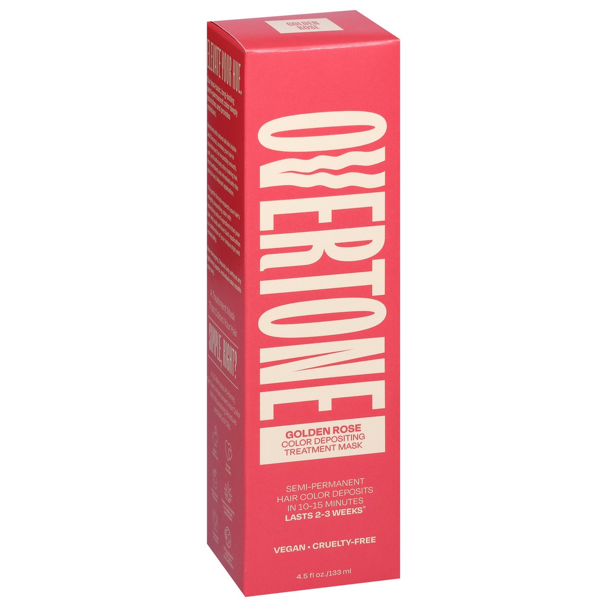 slide 11 of 12, Overtone Golden Rose Color Depositing Treatment Mask 4.5 fl oz, 4.5 fl oz